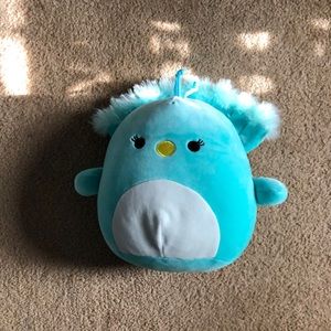 8 inch tiff the peacock good condition no tags-squishmallow